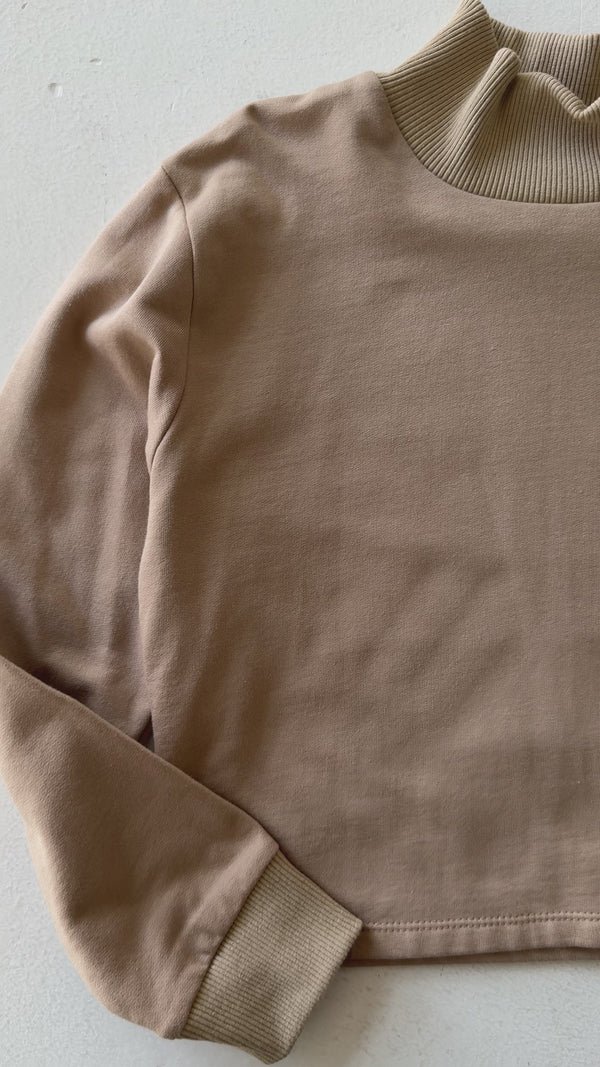 Kurzes Rollkragen-Sweatshirt für Mädchen | 9–15 Jahre | RG Brand | RG3269