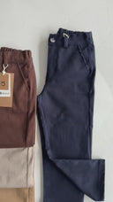 Детские габардиновые брюки с карманами и пуговицами | Для детей 3-9 лет | Бренд RG | RG1489