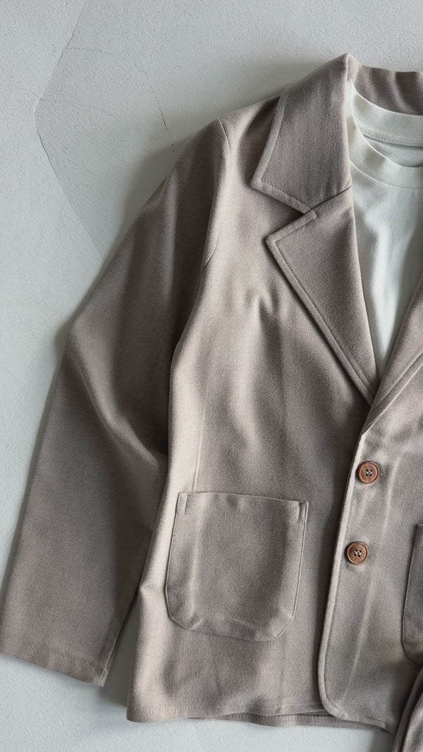 Erkek Çocuk Bej Takım Elbise | 9–15 Yaş | 3’lü Kombin | RG Brand | RG3711