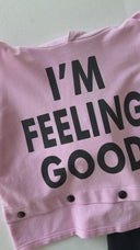 Young Unisex Hooded Front Printed Sweatshirt