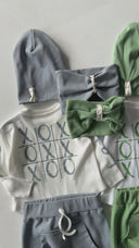 Baby 'OXO' Printed Set of 4