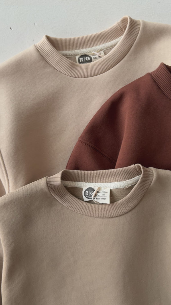 Kinder-Sweatshirt mit Rundhalsausschnitt | RG3403