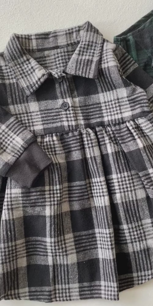 Baby Plaid Dress and Headband | 6 Months–3 Years | RG Brand | RG310