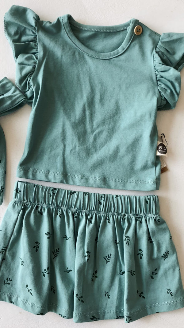 Baby-Rockset mit Naturbedruckung | RG324