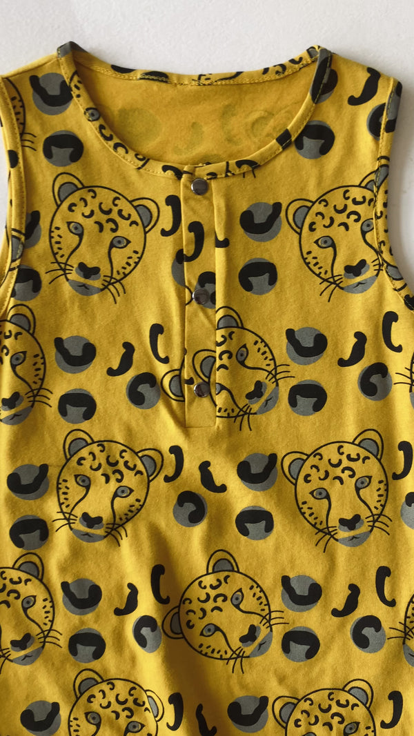 Baby Unisex Tiger Print Romper and Neck Warmer | 0–24 Months | RG Brand | RG219