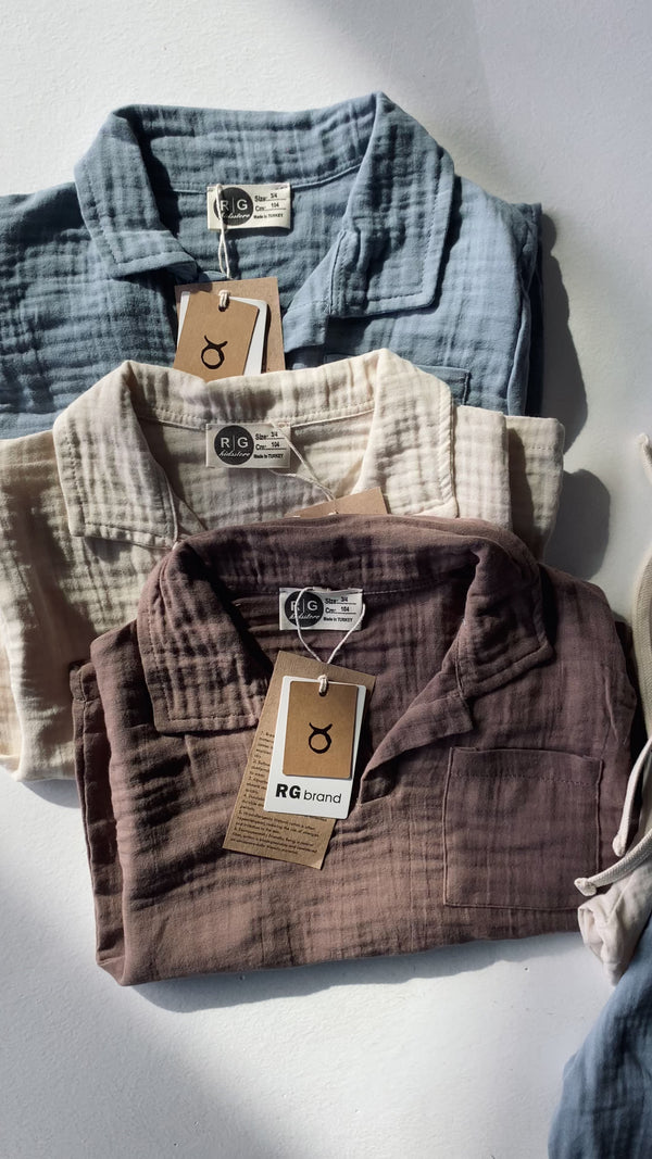 Musselin-T-Shirt-und-Shorts-Set für Kinder | 3–9 Jahre | RG Brand | RG1552