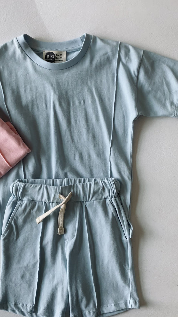 Unisex Kinder-Set aus Baumwolle mit Shorts und T-Shirt | 3–9 Jahre | RG Brand | RG1544