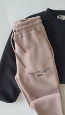 Young Unisex Letter Printed Sweatpants