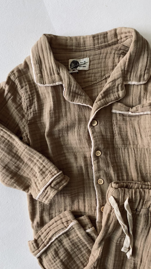 Çocuk Müslin Pijama Takımı | 3–9 Yaş | RG Brand | RG1548