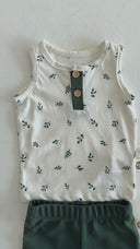 Baby Natural Printed Shorts and T-Shirt Set