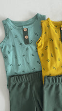 Baby Natural Printed Shorts and T-Shirt Set