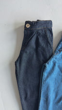 Kinderbroek met comfortabele pasvorm – Ruim, elastische tailleband, beige en jeans