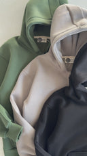 Young 3-thread Hooded Zippered Sweatshirt