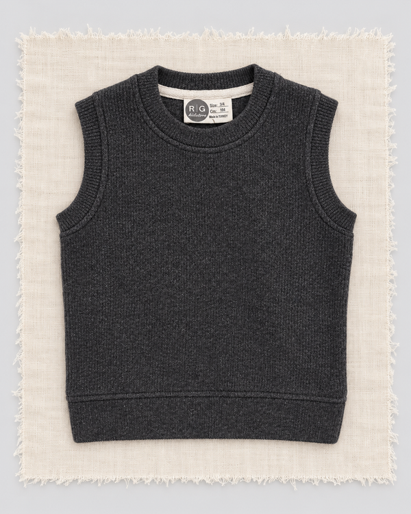 RG Brand RG1773 füme Selanik çocuk süveter, ön görünüm.
