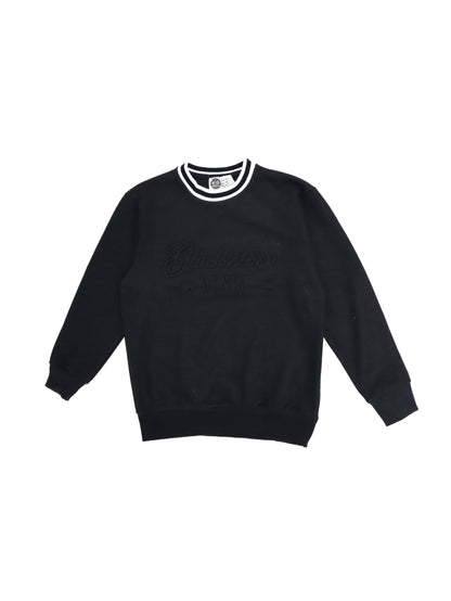 Young Front Embossed Printed Knitwear Collar Selanik Fabric Sweat