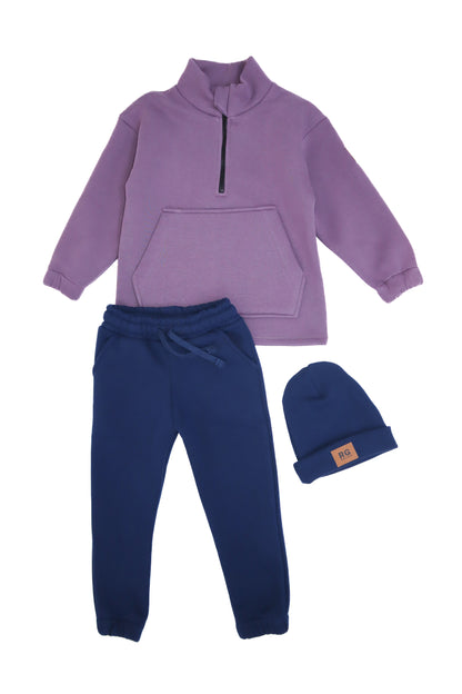 Children's winter clothing sets 3-piece outfit.