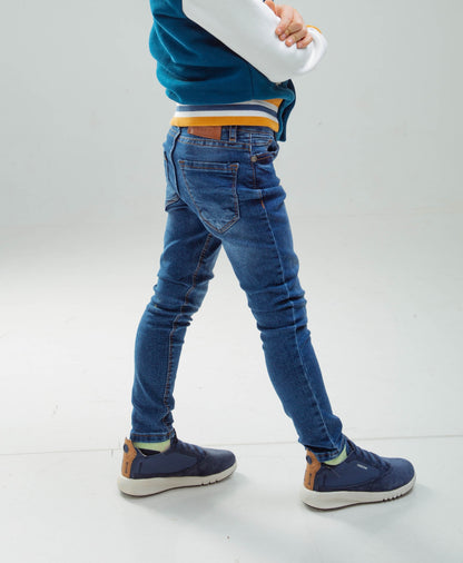 Детские синие джинсы унисекс