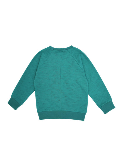 Детский свитер унисекс с принтом спереди и вышивкой