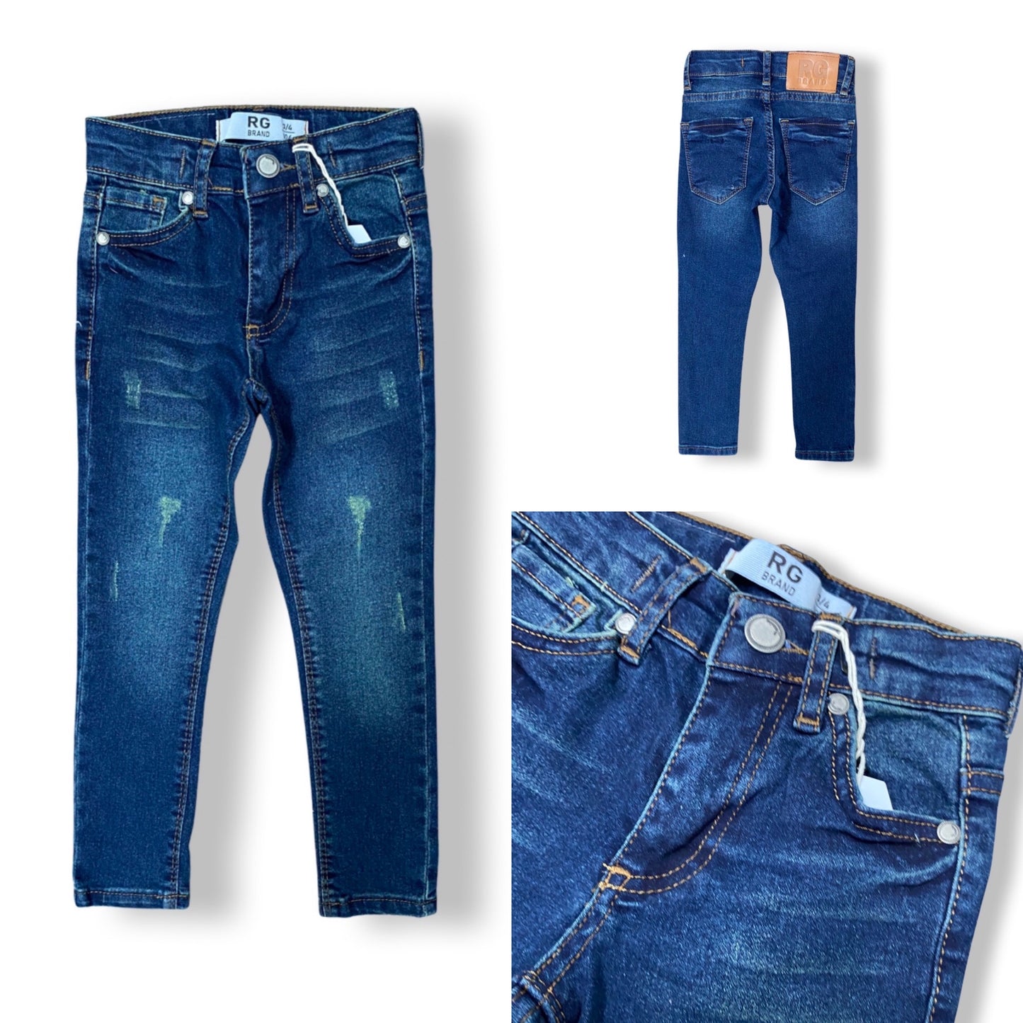 Kids Unisex Blue Jeans