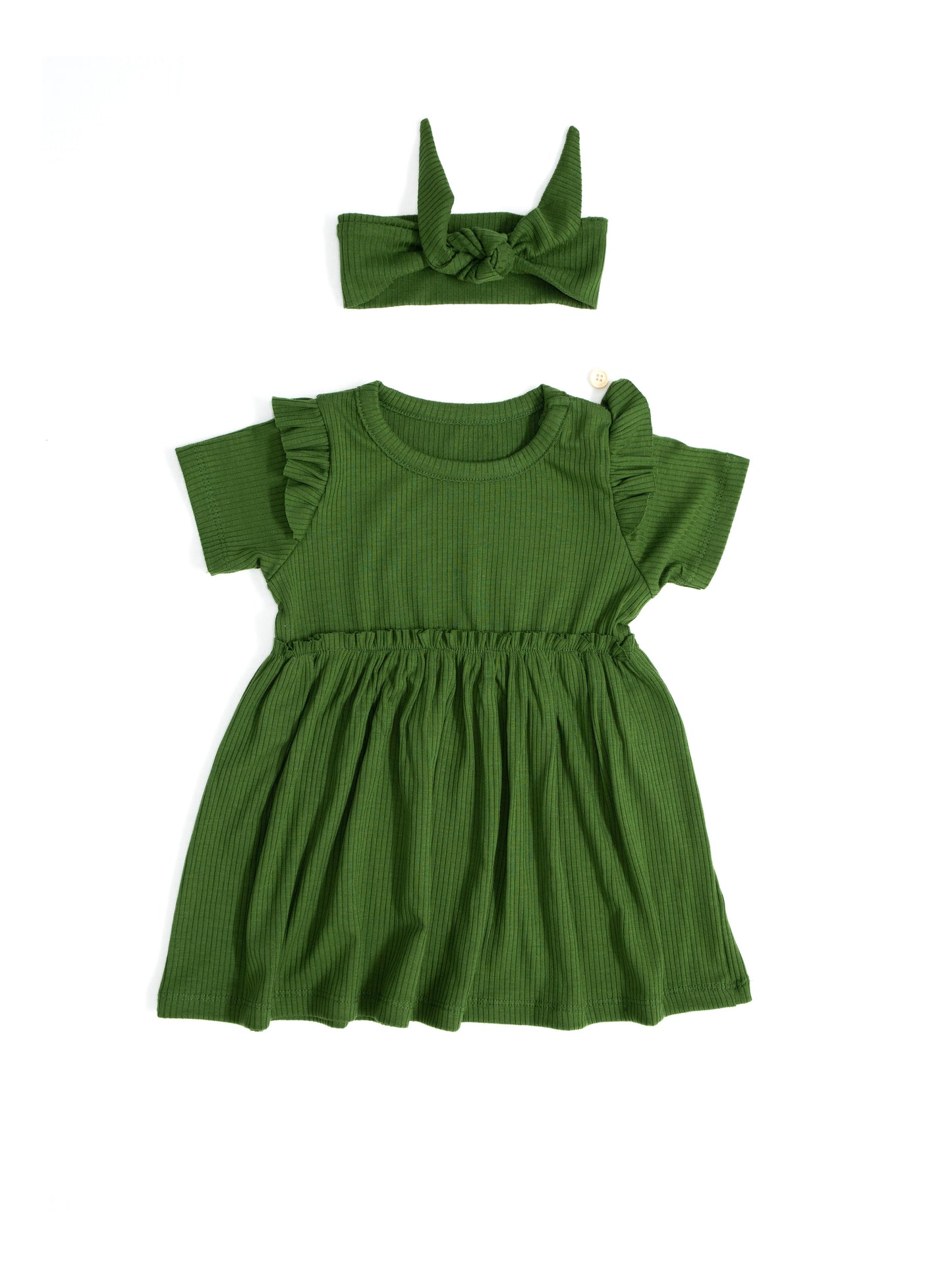 Bebek Yazlık Elbise %100 Liyosel Pamuklu Kumaştan Yumuşak ve Terletmez.