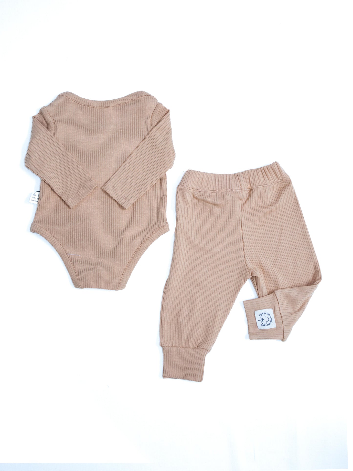 Baby Bodysuit Set Made of 100% Lyocell Cotton Fabric