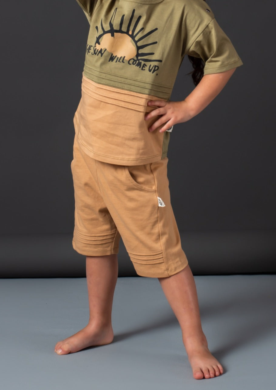 Bebek Uniseks %100 Pamuk Baskılı Şort-T-Shirt Takım