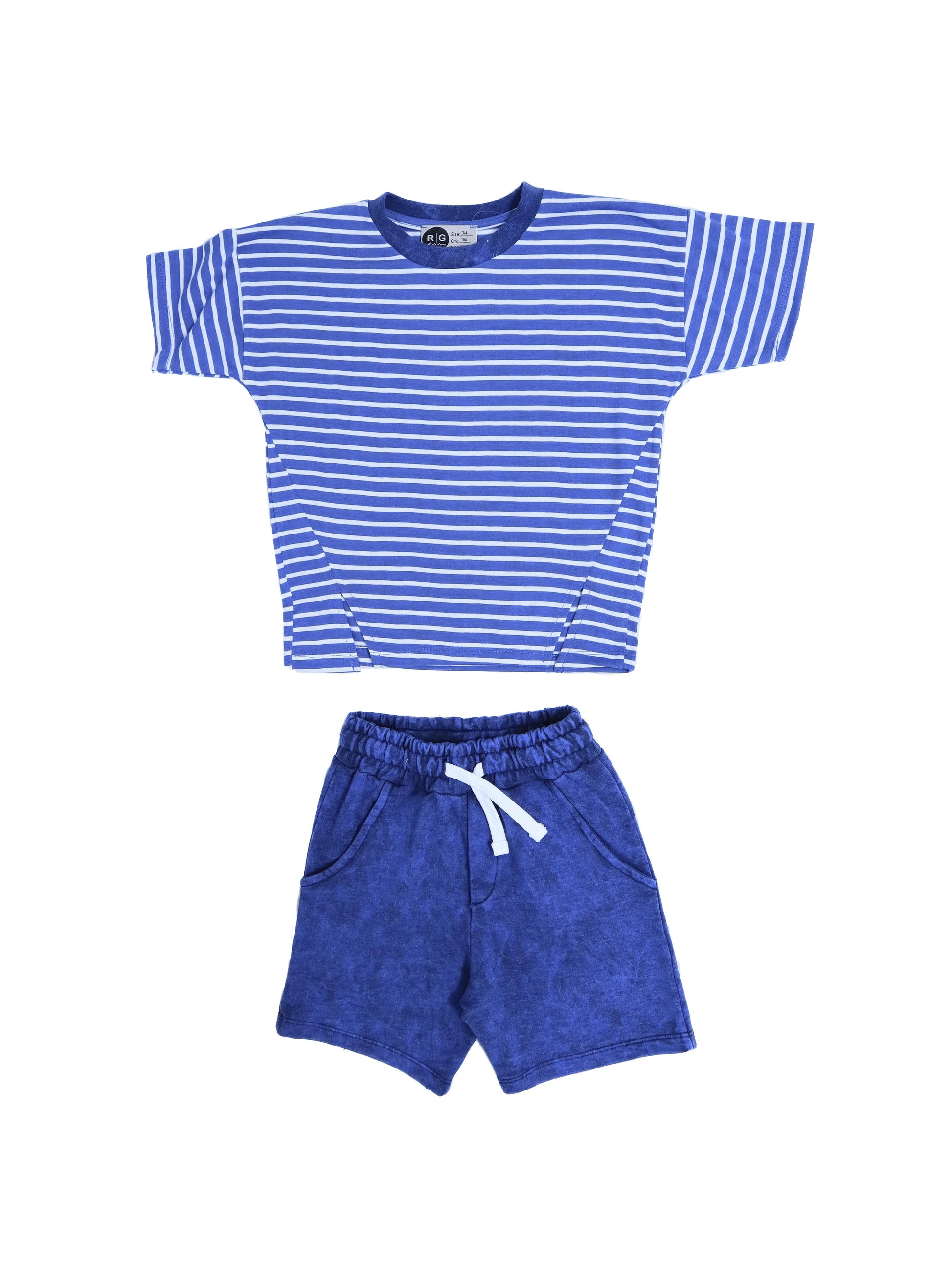 Children's Unisex Washable T-Shirt-Shorts Set of 2