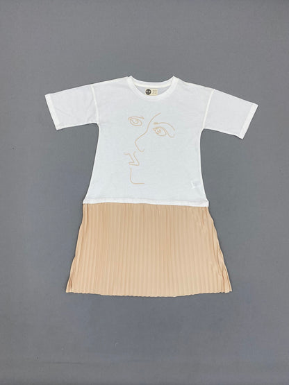 Young Girl Pleated Dress