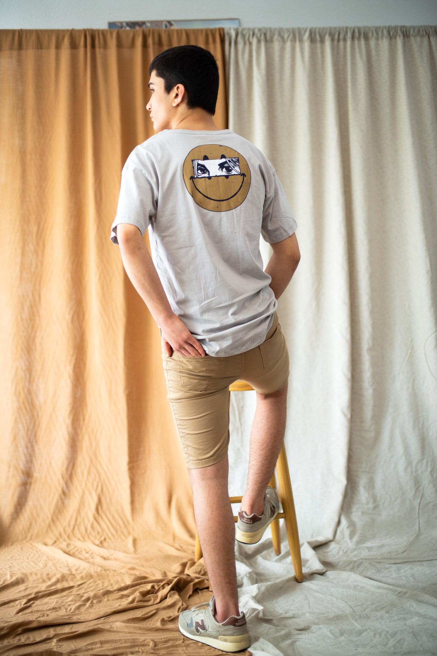 Молодежная футболка унисекс из 100% хлопка с аниме-принтом