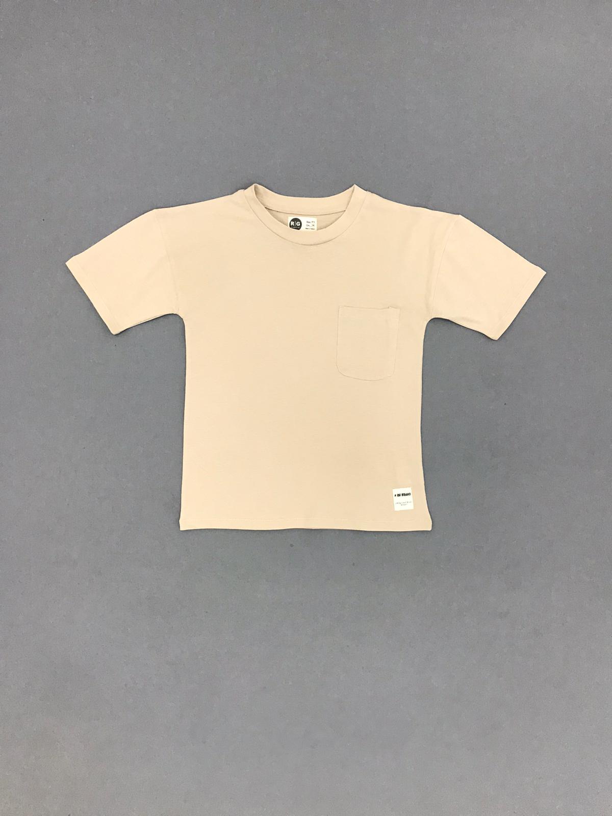 Young 100% Cotton Oversize T-Shirt with Pocket Detail