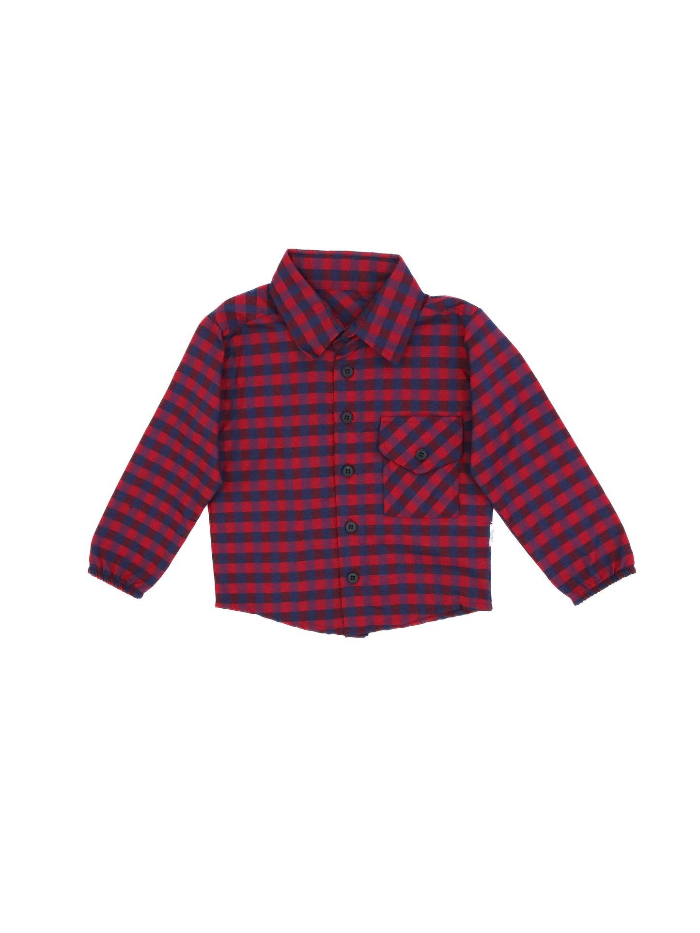 Baby %100 Cotton Long Sleeve Shirt With Pockets
