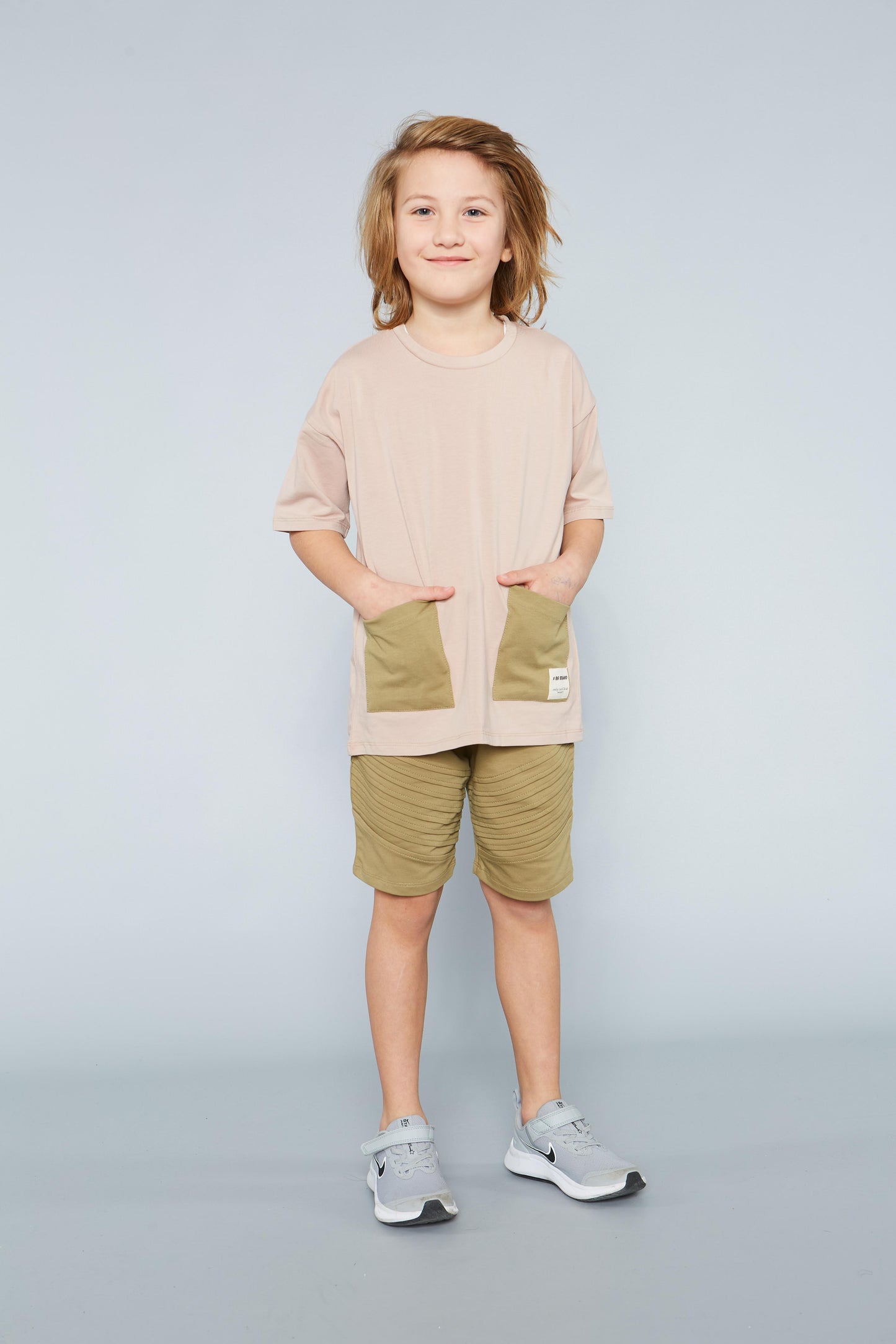 Children's Unisex 100% Cotton Double Pocket T-Shirt