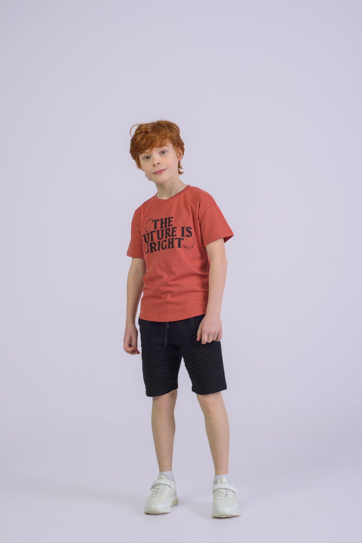 Детская футболка унисекс из 100% хлопка с принтом спереди