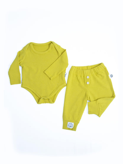 Baby Bodysuit Set Made of 100% Lyocell Cotton Fabric