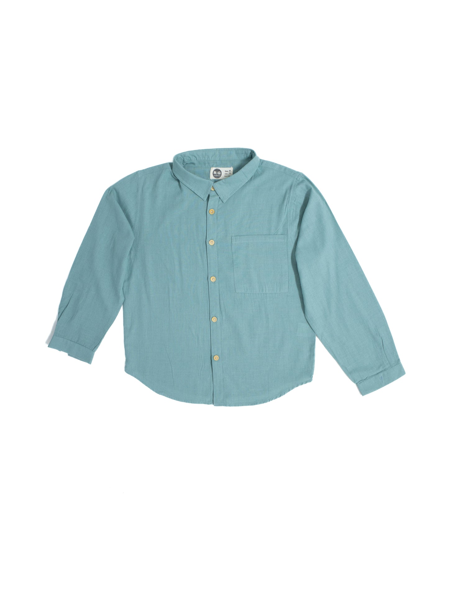 Children's 100% Linen Anti-Sweat Long Sleeve Shirt